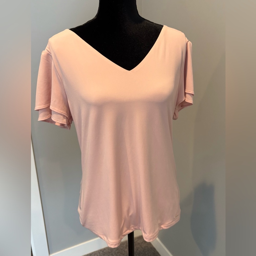 Calvin Klein Pink Blouse. size L